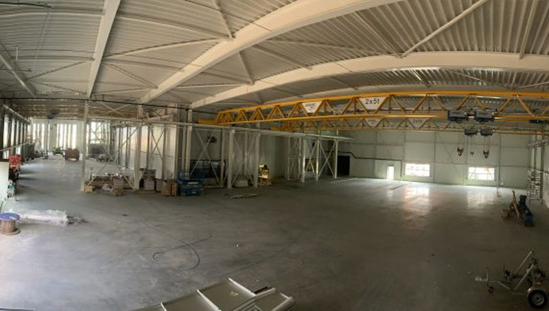 New production hall Van Geenen.