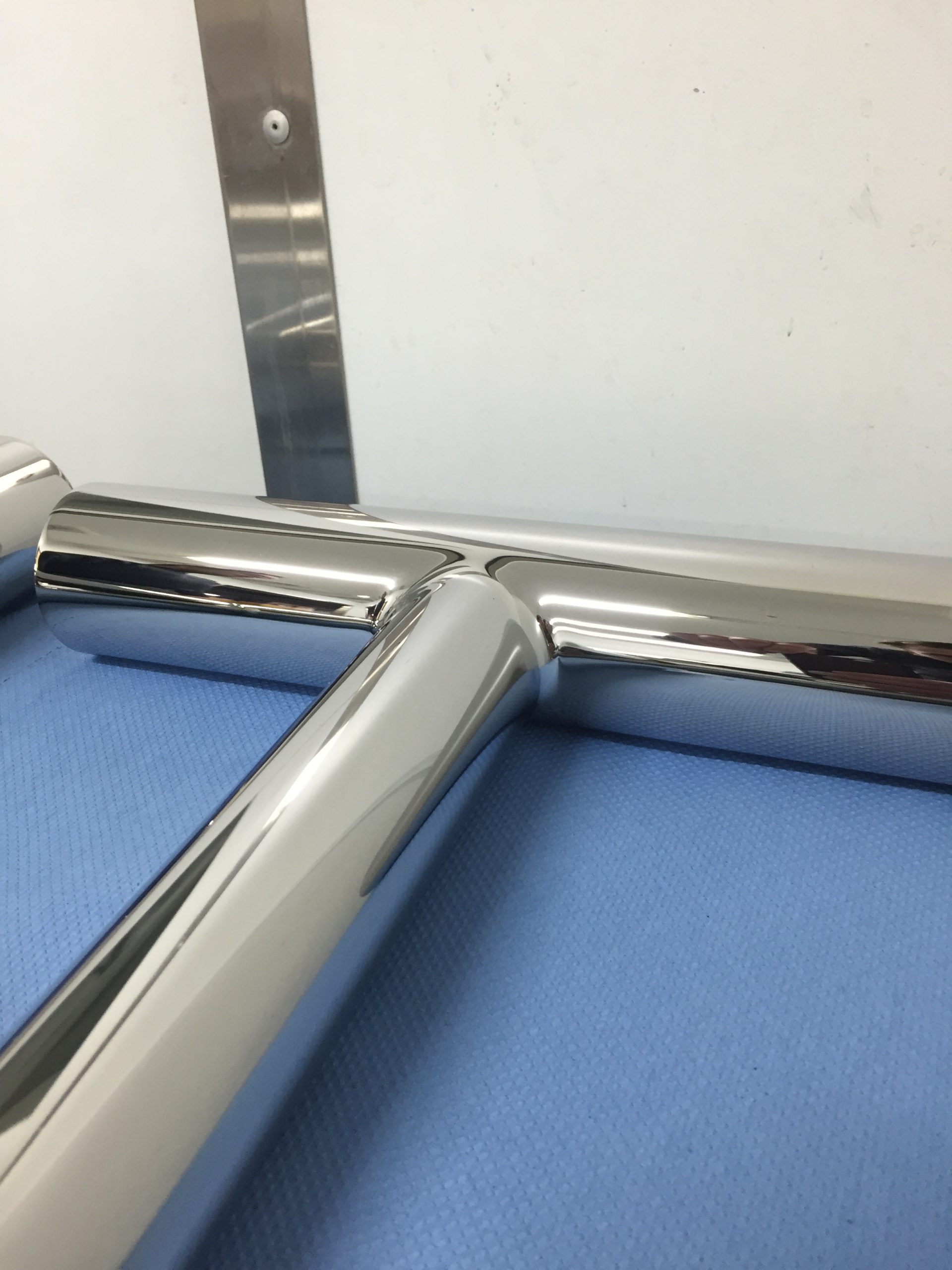 Welded stainless tube grinded mirrorpolished