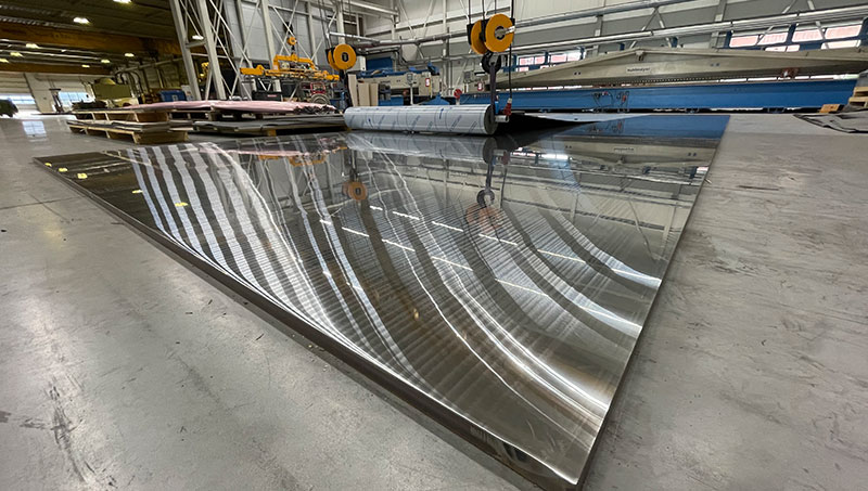 Foil XXL stainless steel plate 2