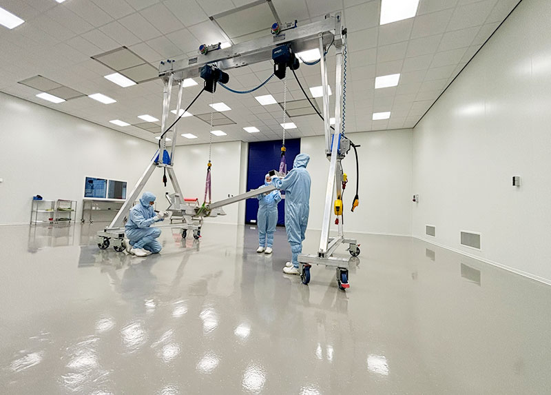 First action images from the new Cleanroom.